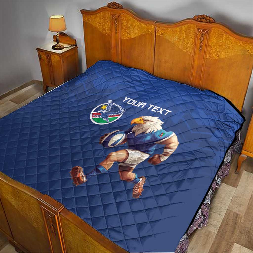Namibia Rugby Custom Quilt Eagle Mascot - Sporty Style LT15