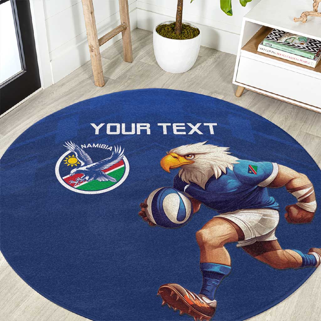 Namibia Rugby Custom Round Carpet Eagle Mascot - Sporty Style LT15