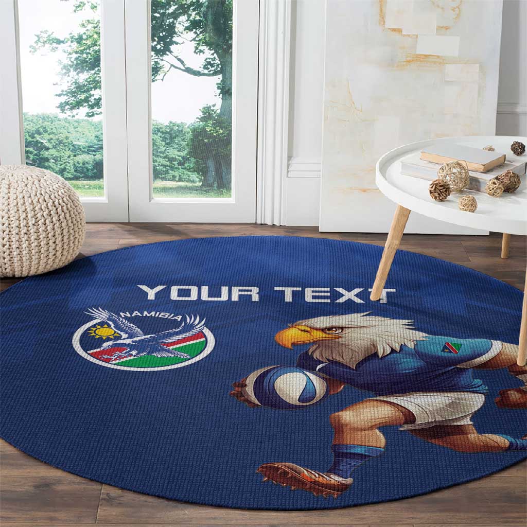 Namibia Rugby Custom Round Carpet Eagle Mascot - Sporty Style LT15