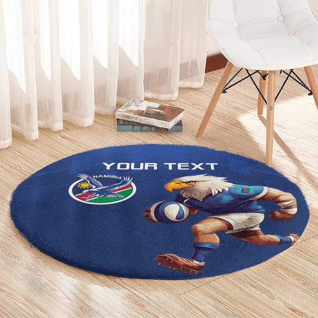 Namibia Rugby Custom Round Carpet Eagle Mascot - Sporty Style LT15
