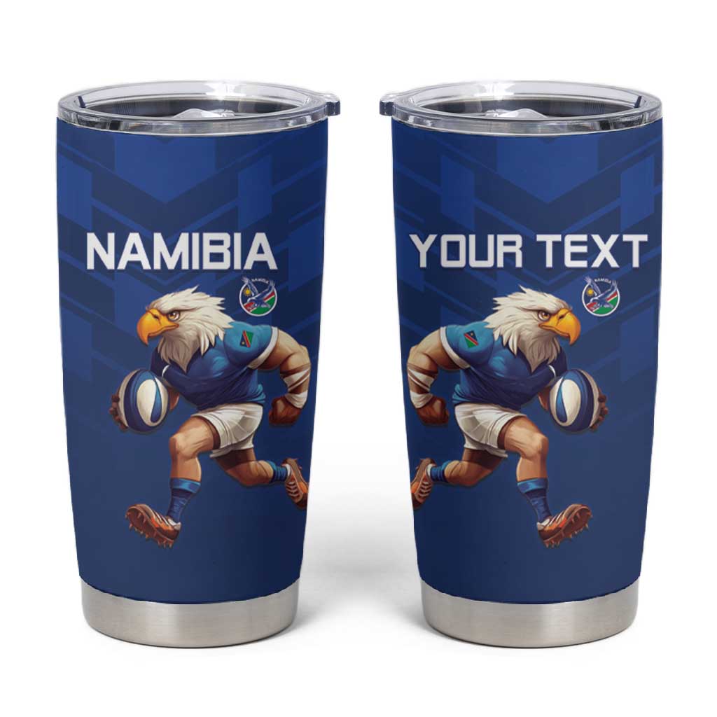 Namibia Rugby Custom Tumbler Cup Eagle Mascot - Sporty Style LT15