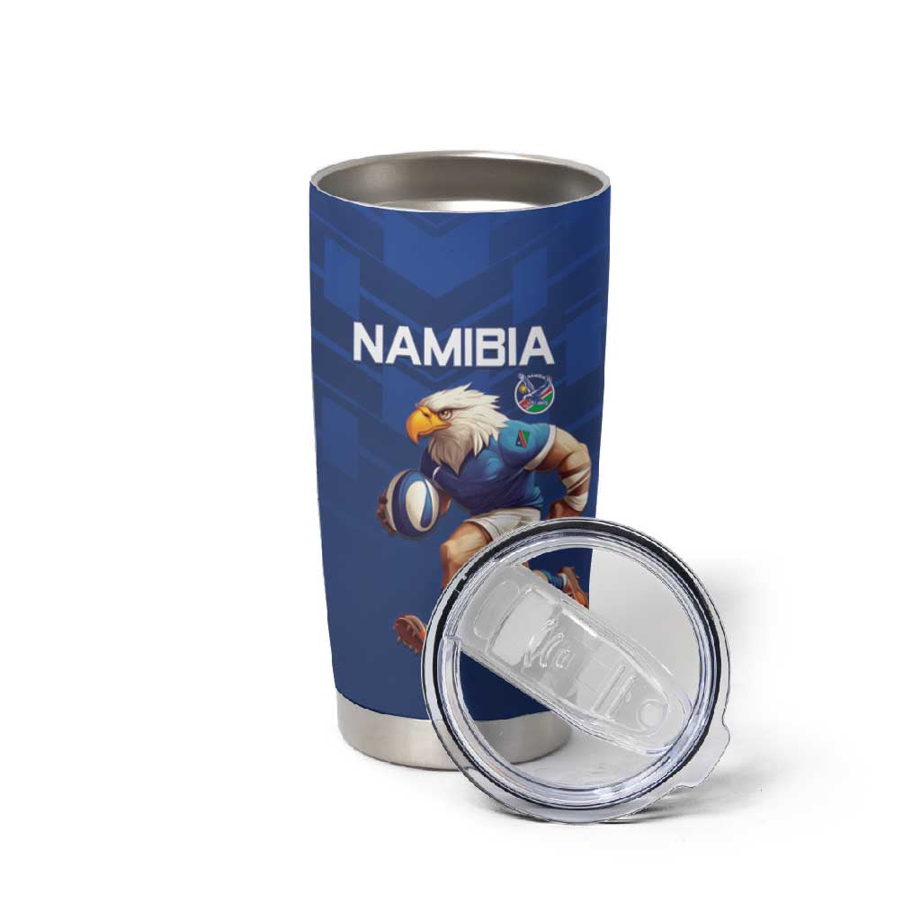 Namibia Rugby Custom Tumbler Cup Eagle Mascot - Sporty Style LT15
