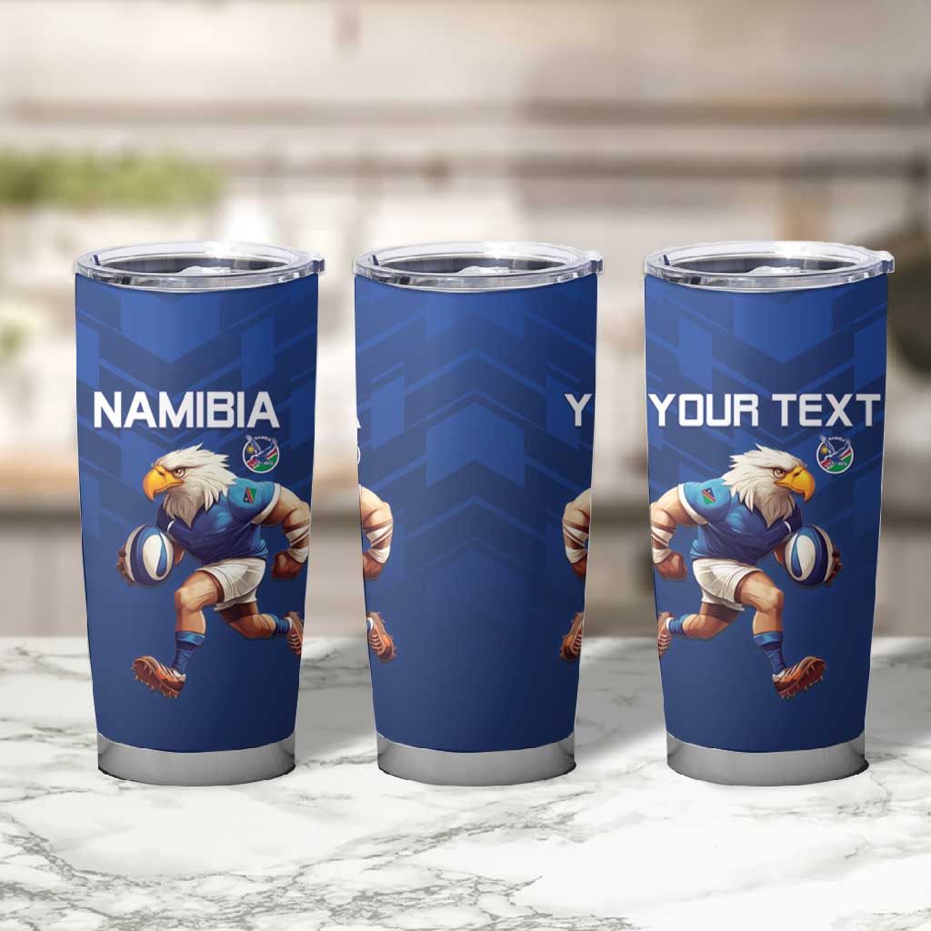Namibia Rugby Custom Tumbler Cup Eagle Mascot - Sporty Style LT15
