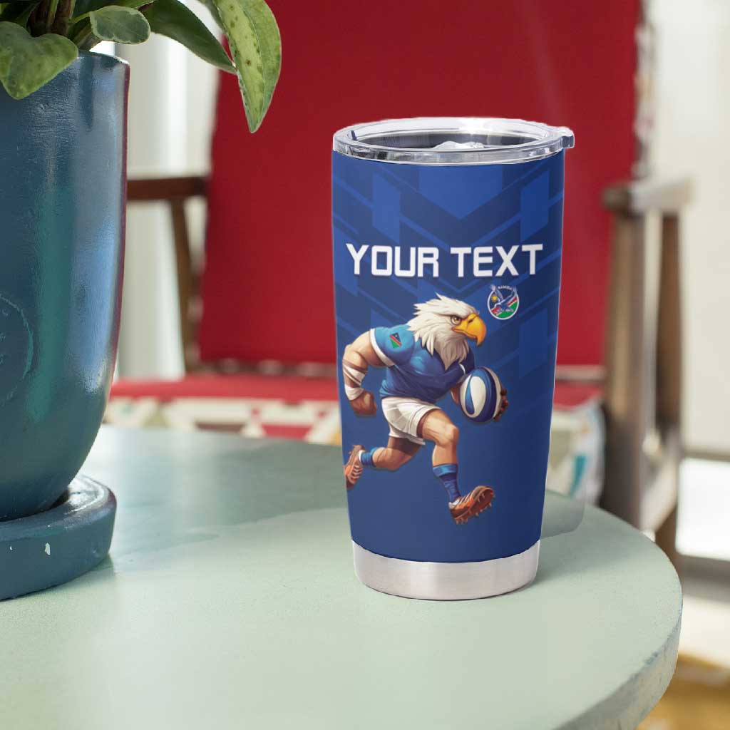 Namibia Rugby Custom Tumbler Cup Eagle Mascot - Sporty Style LT15