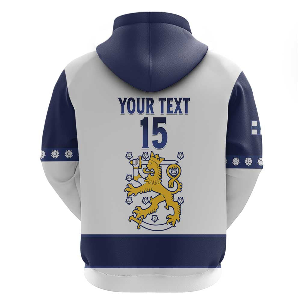 Custom Finland Ice Hockey Hoodie Go Suomi Go LT15