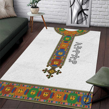 Ethiopia Saba Kemis Habesha Style Area Rug LT15