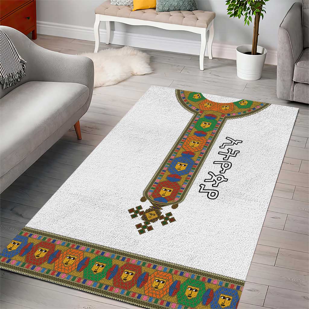 Ethiopia Saba Kemis Habesha Style Area Rug LT15