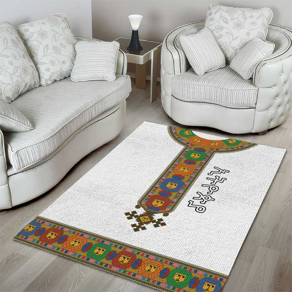 Ethiopia Saba Kemis Habesha Style Area Rug LT15