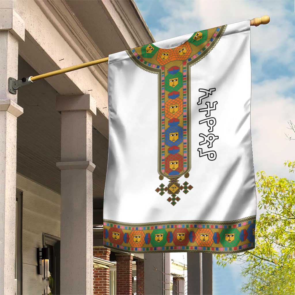 Ethiopia Saba Kemis Habesha Style Garden Flag LT15