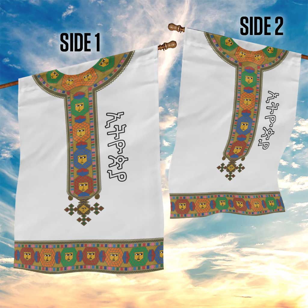 Ethiopia Saba Kemis Habesha Style Garden Flag LT15