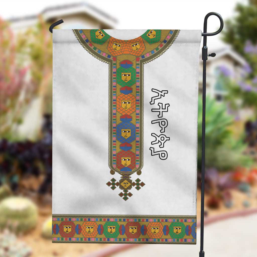 Ethiopia Saba Kemis Habesha Style Garden Flag LT15