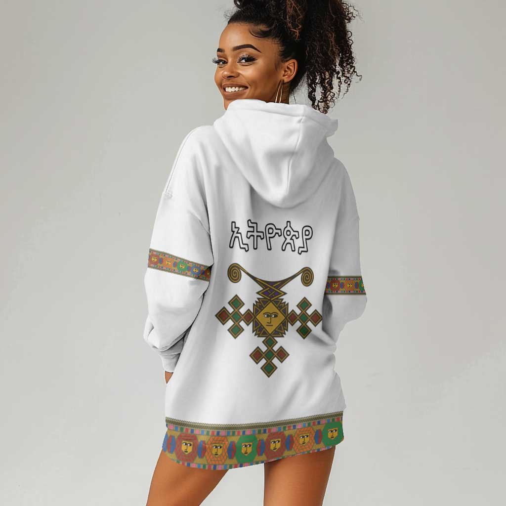Ethiopia Saba Kemis Habesha Style Hoodie Dress LT15