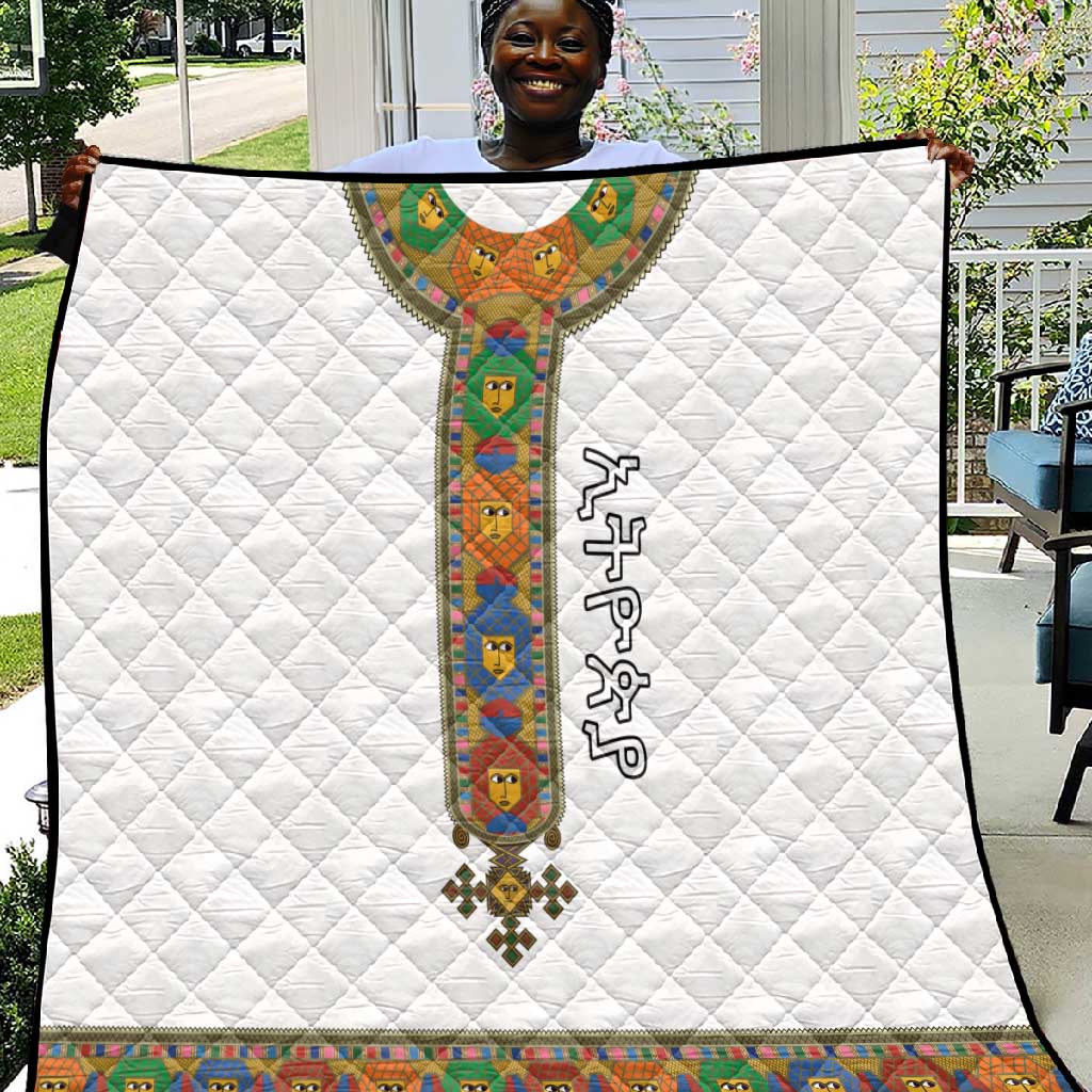 Ethiopia Saba Kemis Habesha Style Quilt LT15