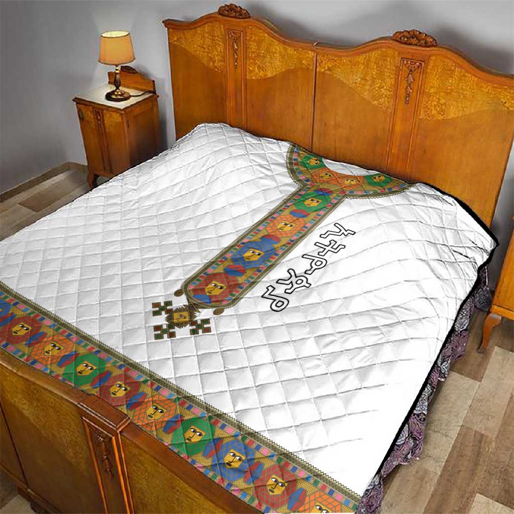 Ethiopia Saba Kemis Habesha Style Quilt LT15