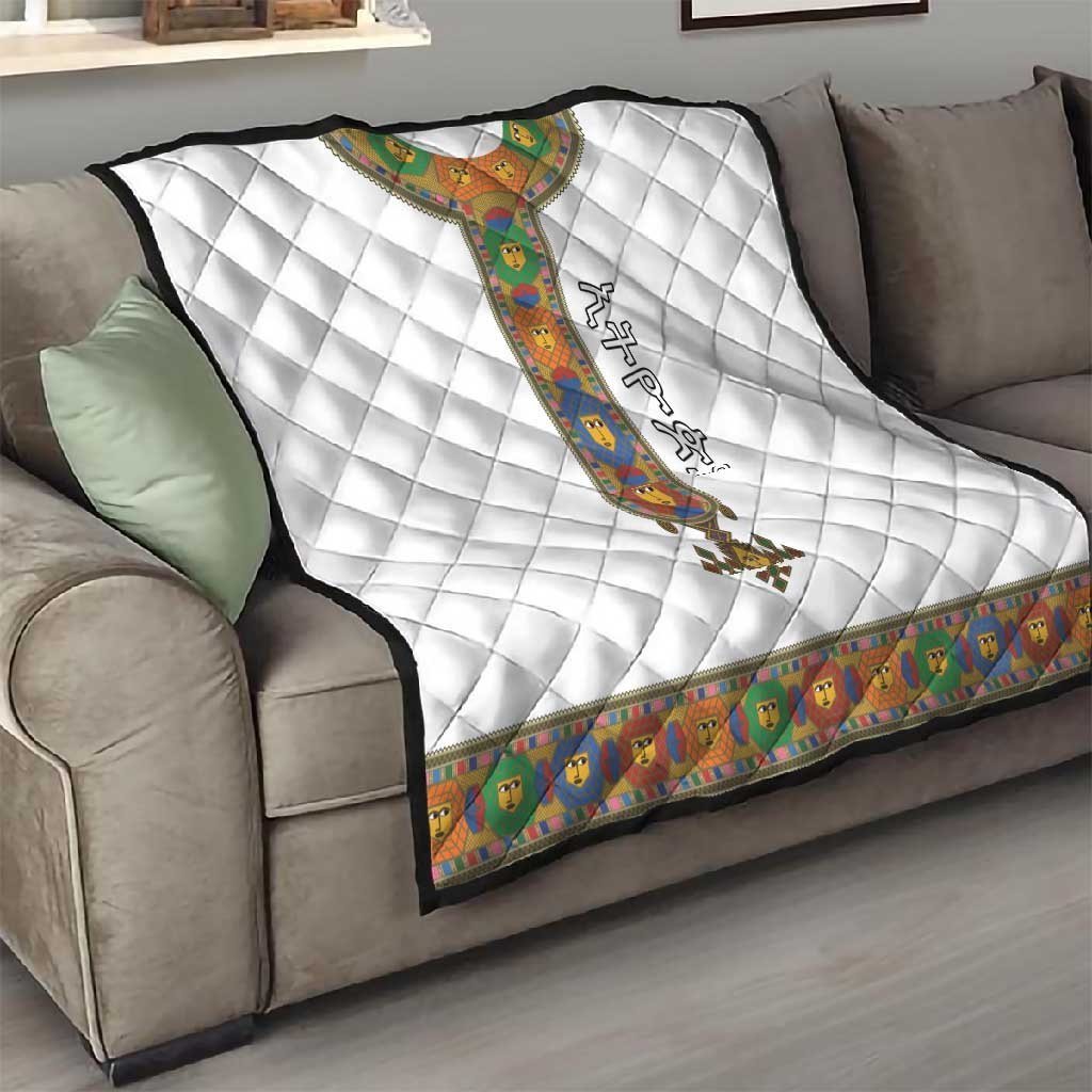 Ethiopia Saba Kemis Habesha Style Quilt LT15