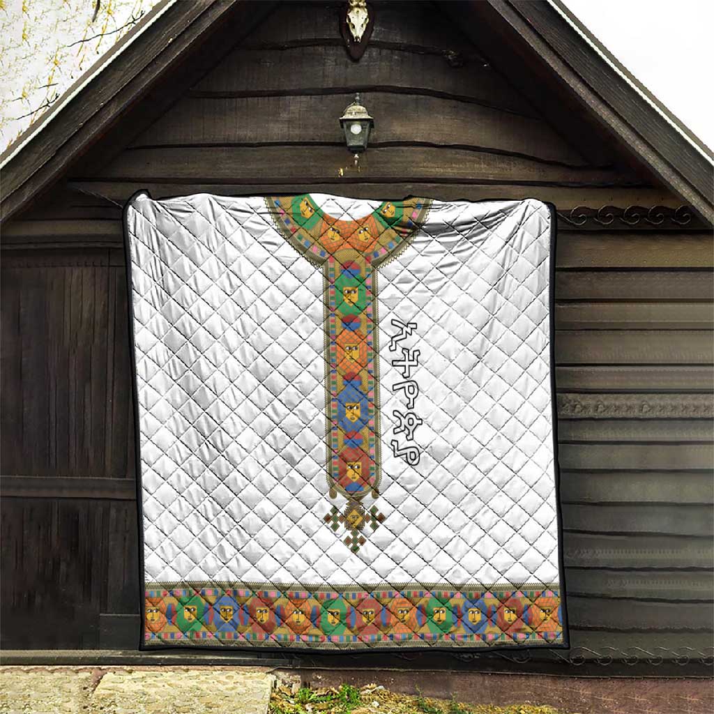 Ethiopia Saba Kemis Habesha Style Quilt LT15