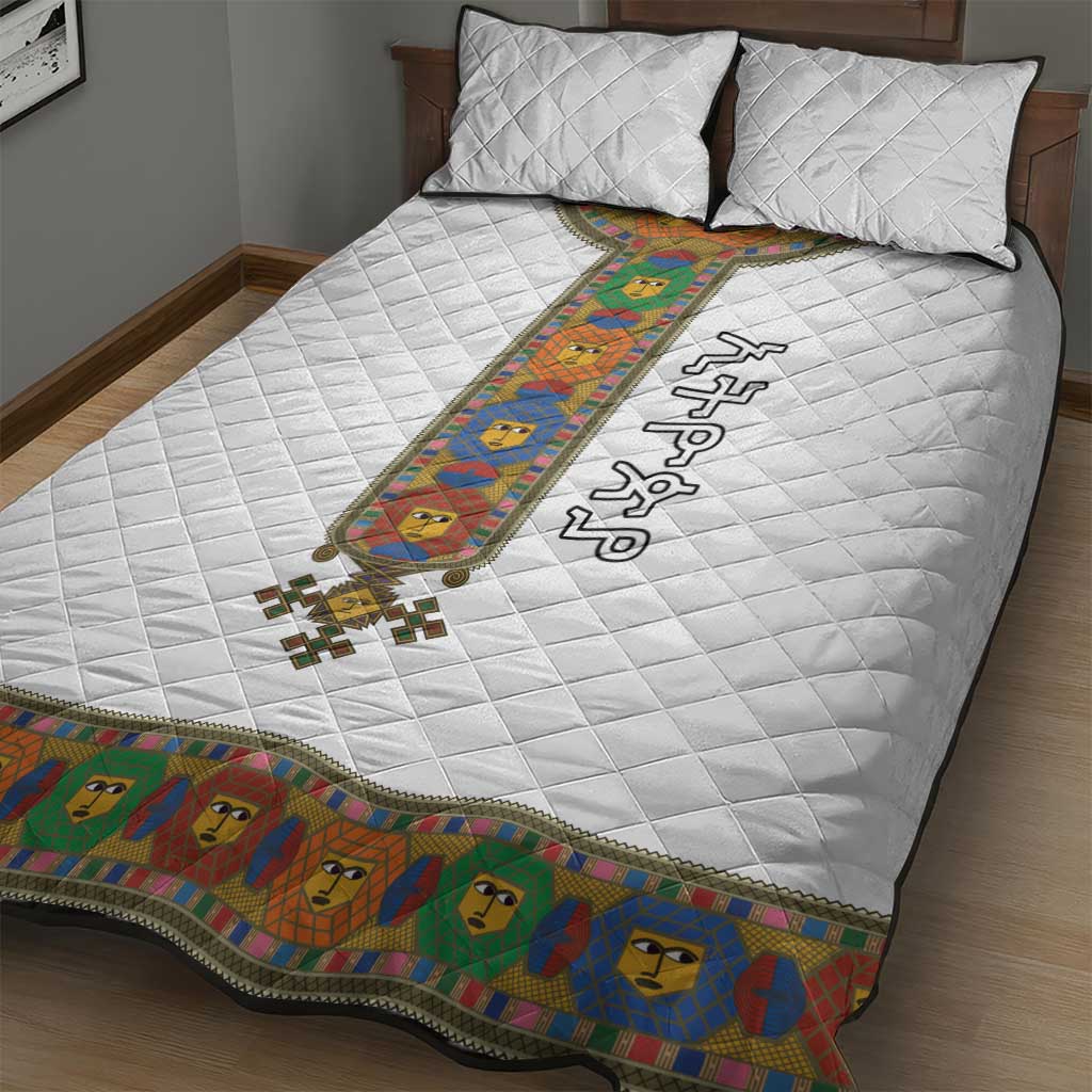Ethiopia Saba Kemis Habesha Style Quilt Bed Set LT15