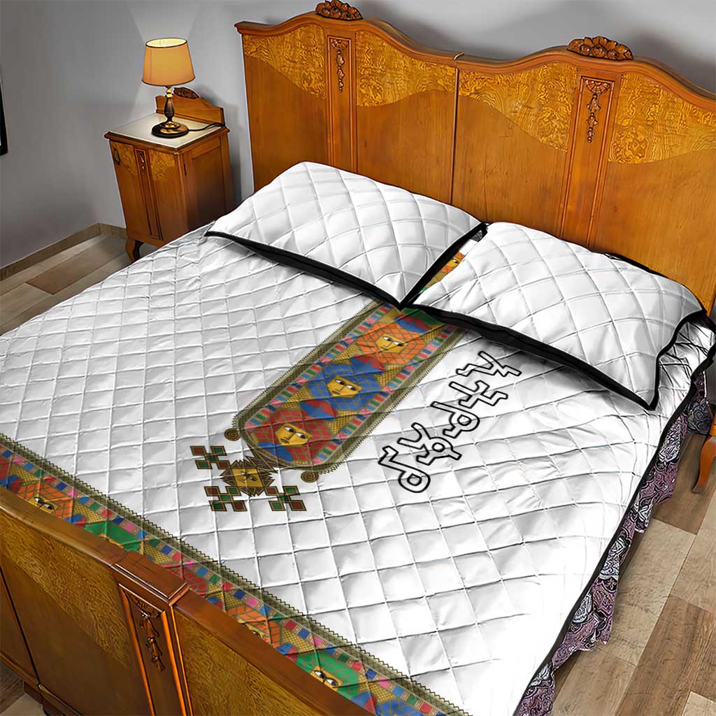 Ethiopia Saba Kemis Habesha Style Quilt Bed Set LT15