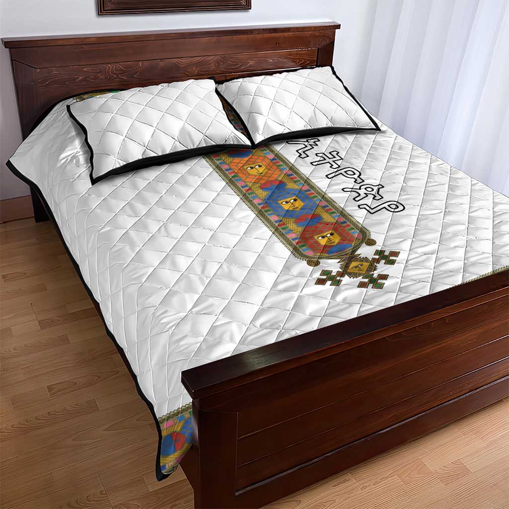 Ethiopia Saba Kemis Habesha Style Quilt Bed Set LT15