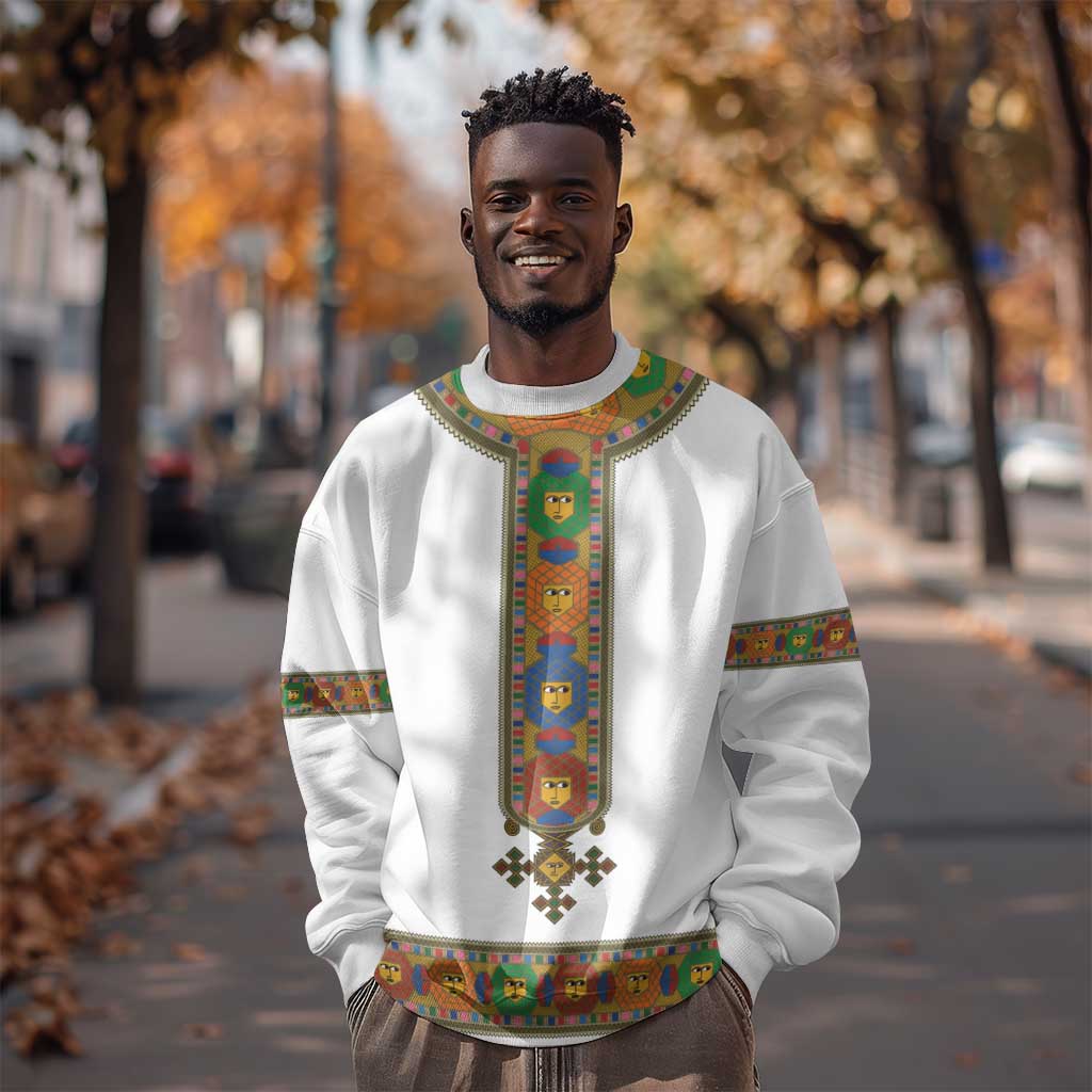 Ethiopia Saba Kemis Habesha Style Sweatshirt LT15