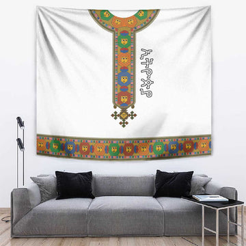 Ethiopia Saba Kemis Habesha Style Tapestry LT15