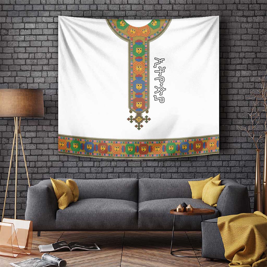 Ethiopia Saba Kemis Habesha Style Tapestry LT15