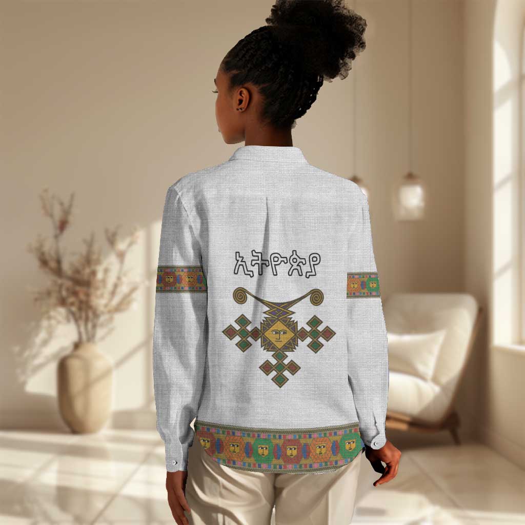 Ethiopia Saba Kemis Habesha Style Women Casual Shirt LT15