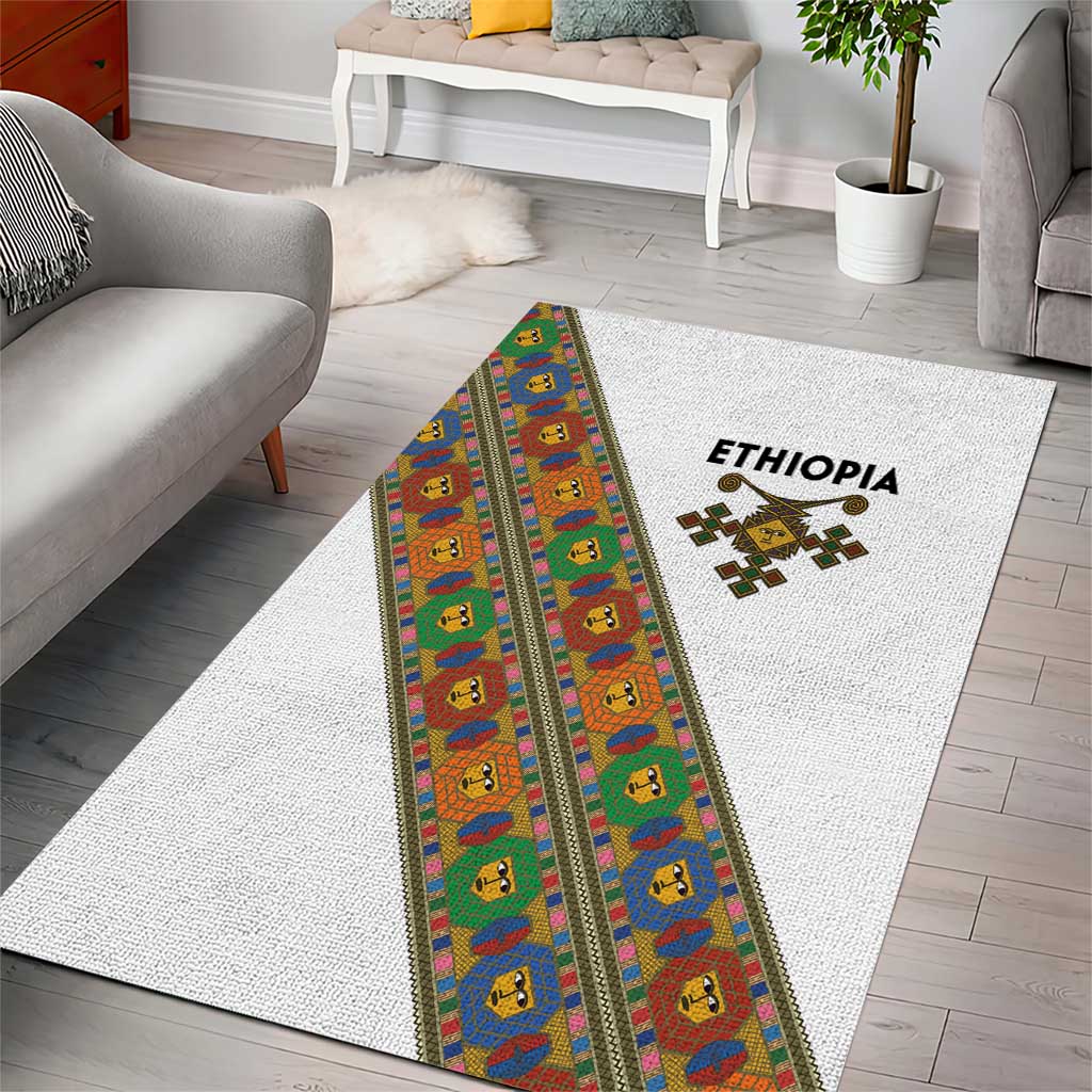 Ethiopia Saba Kemis Sash Style Area Rug LT15