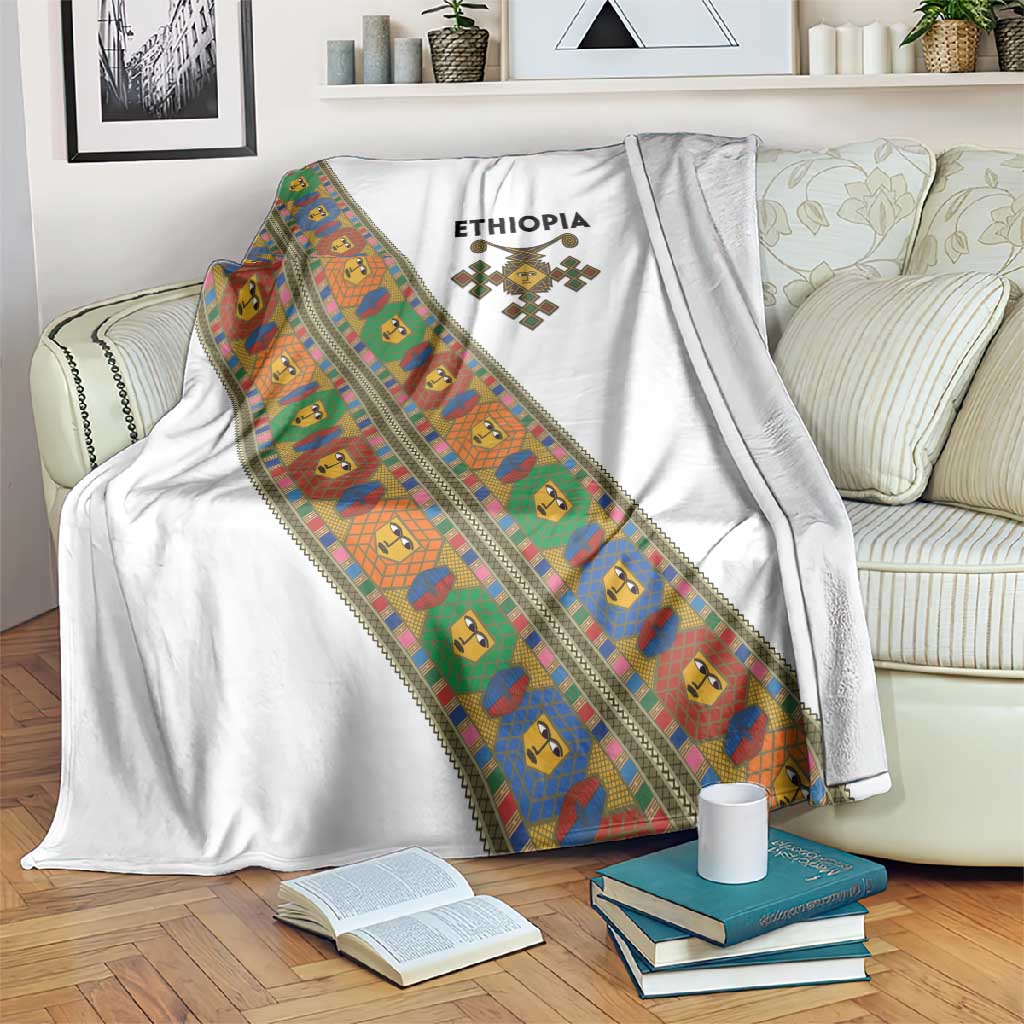 Ethiopia Saba Kemis Sash Style Blanket LT15