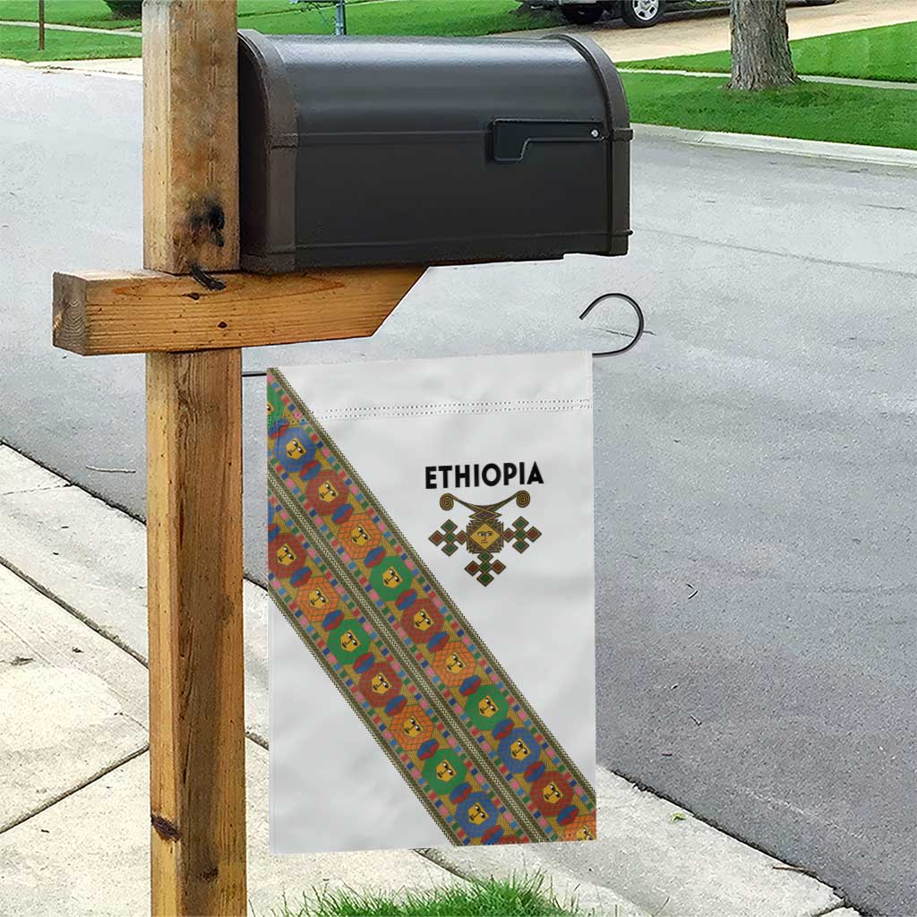 Ethiopia Saba Kemis Sash Style Garden Flag LT15