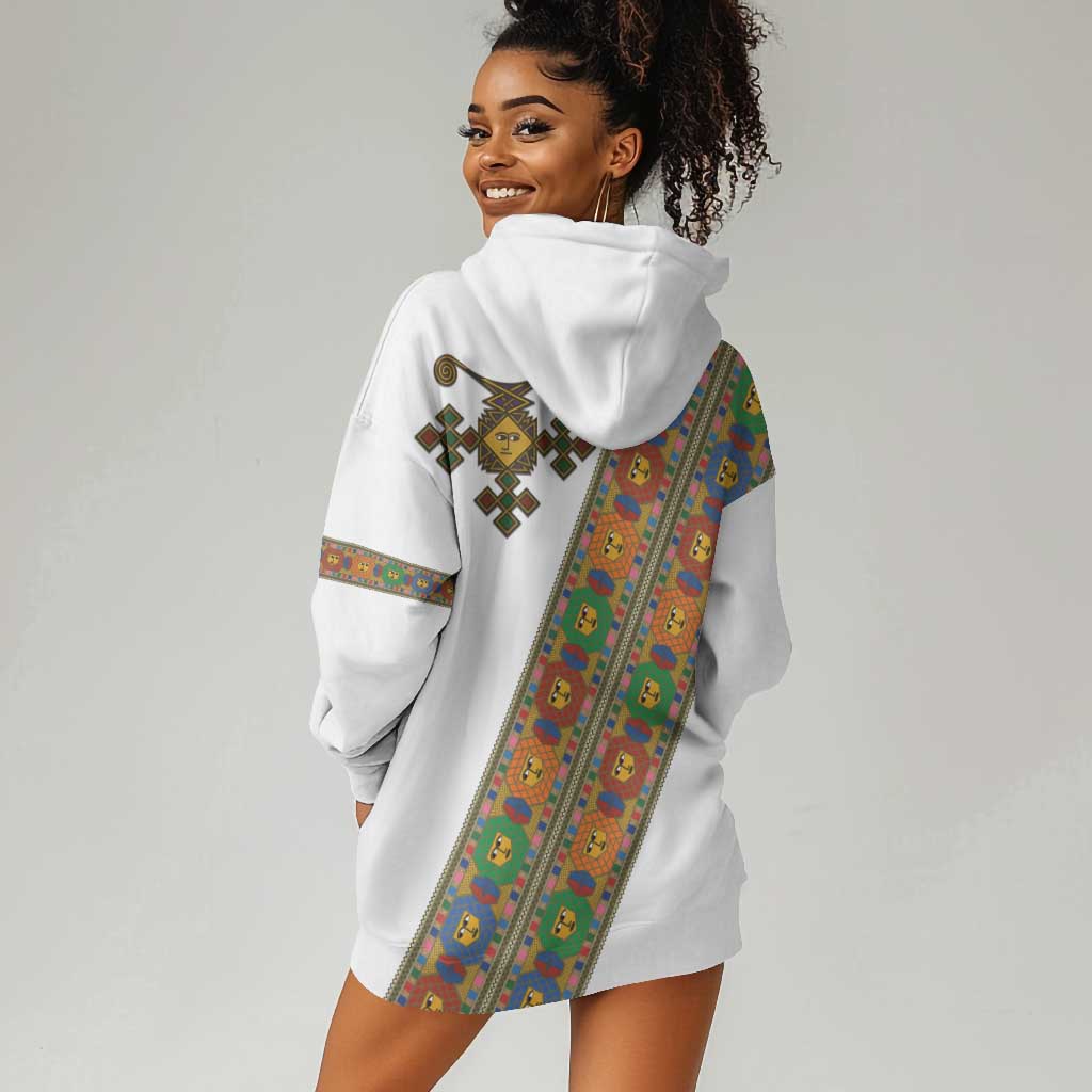 Ethiopia Saba Kemis Sash Style Hoodie Dress LT15