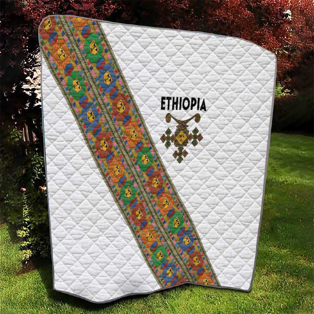 Ethiopia Saba Kemis Sash Style Quilt LT15