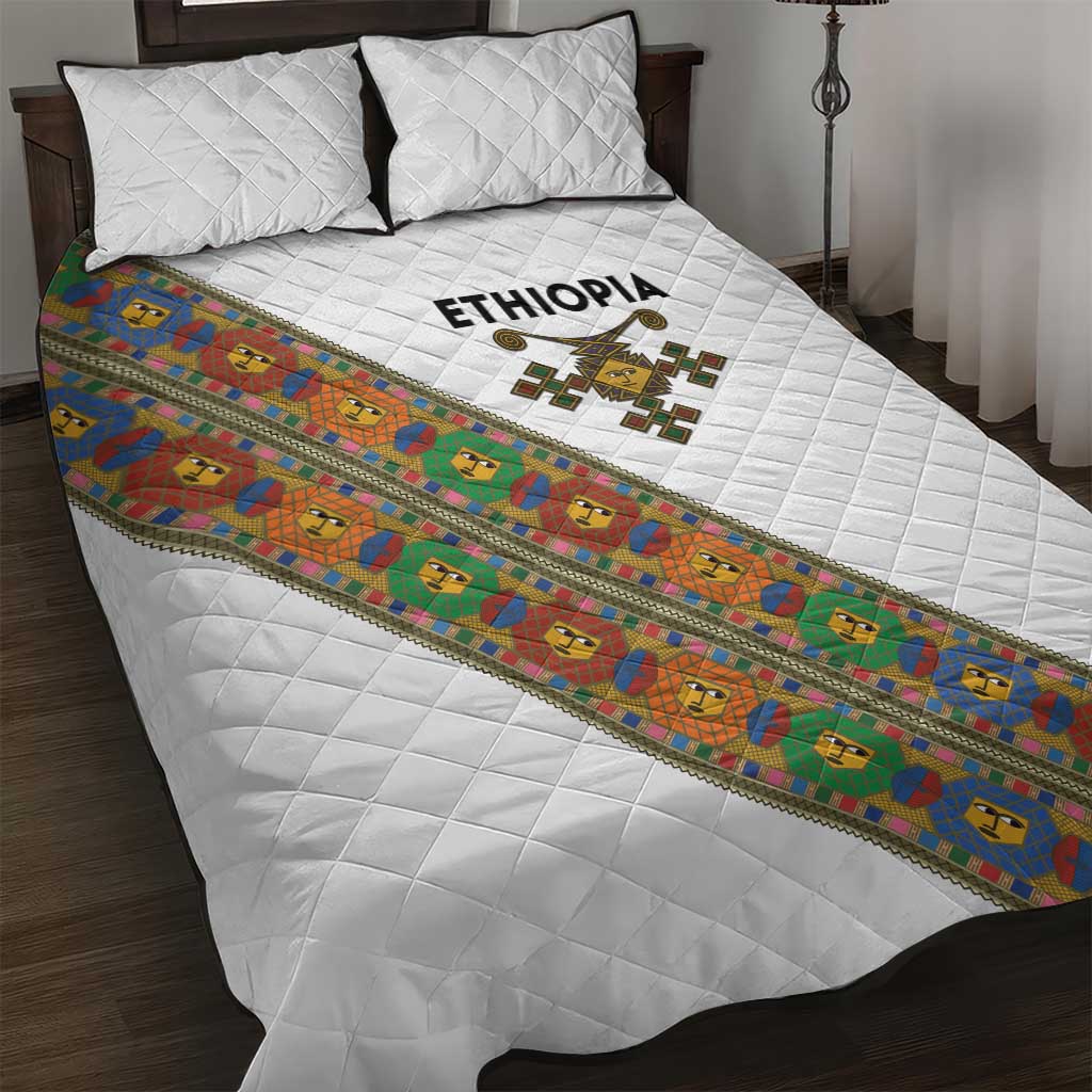 Ethiopia Saba Kemis Sash Style Quilt Bed Set LT15