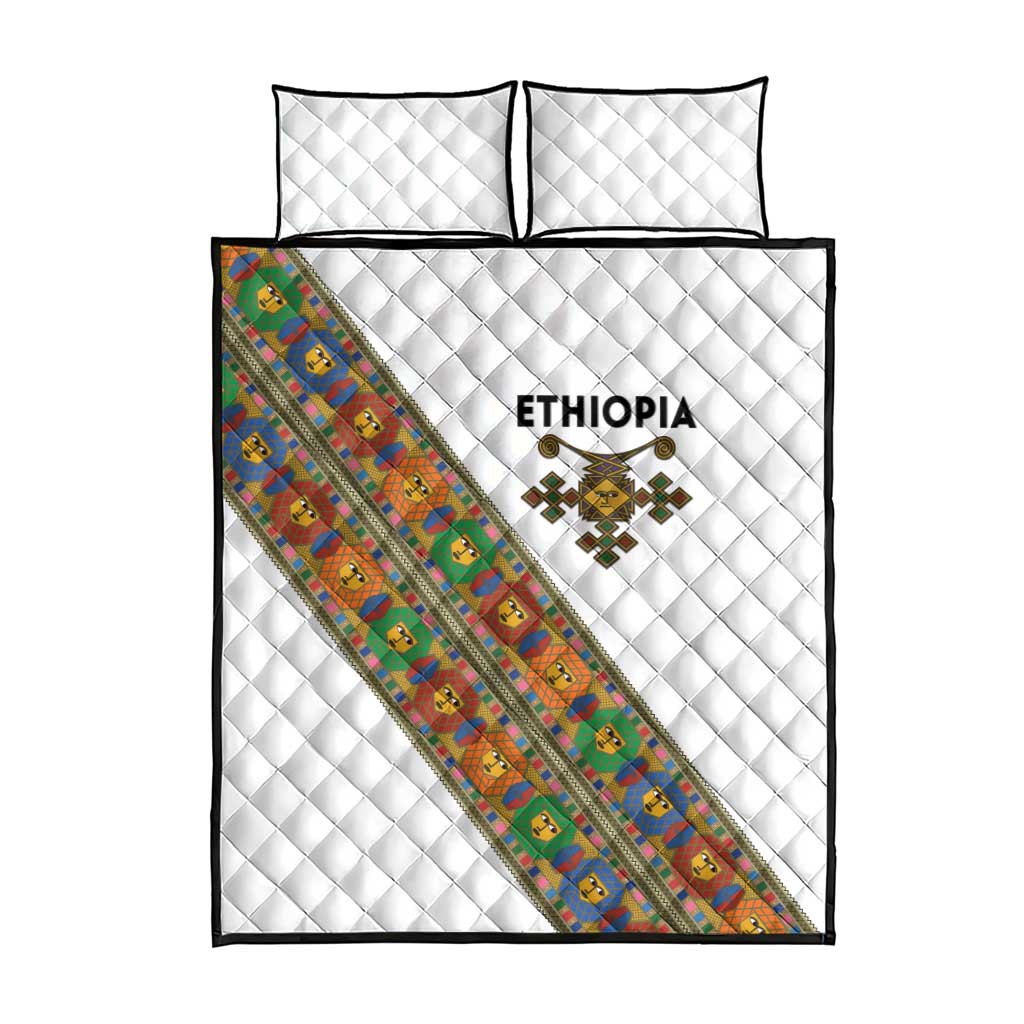 Ethiopia Saba Kemis Sash Style Quilt Bed Set LT15