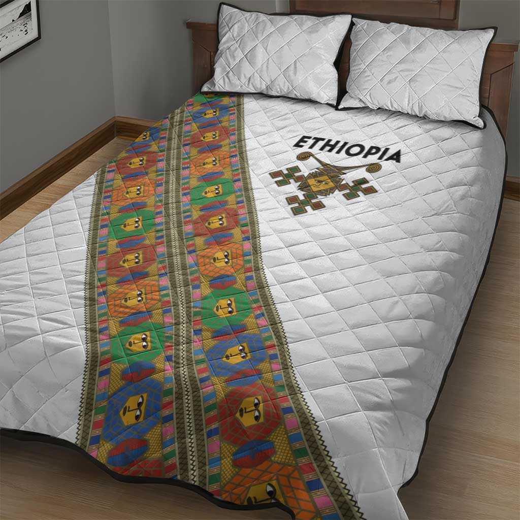 Ethiopia Saba Kemis Sash Style Quilt Bed Set LT15