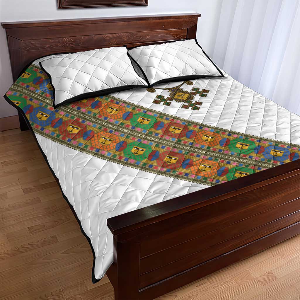 Ethiopia Saba Kemis Sash Style Quilt Bed Set LT15