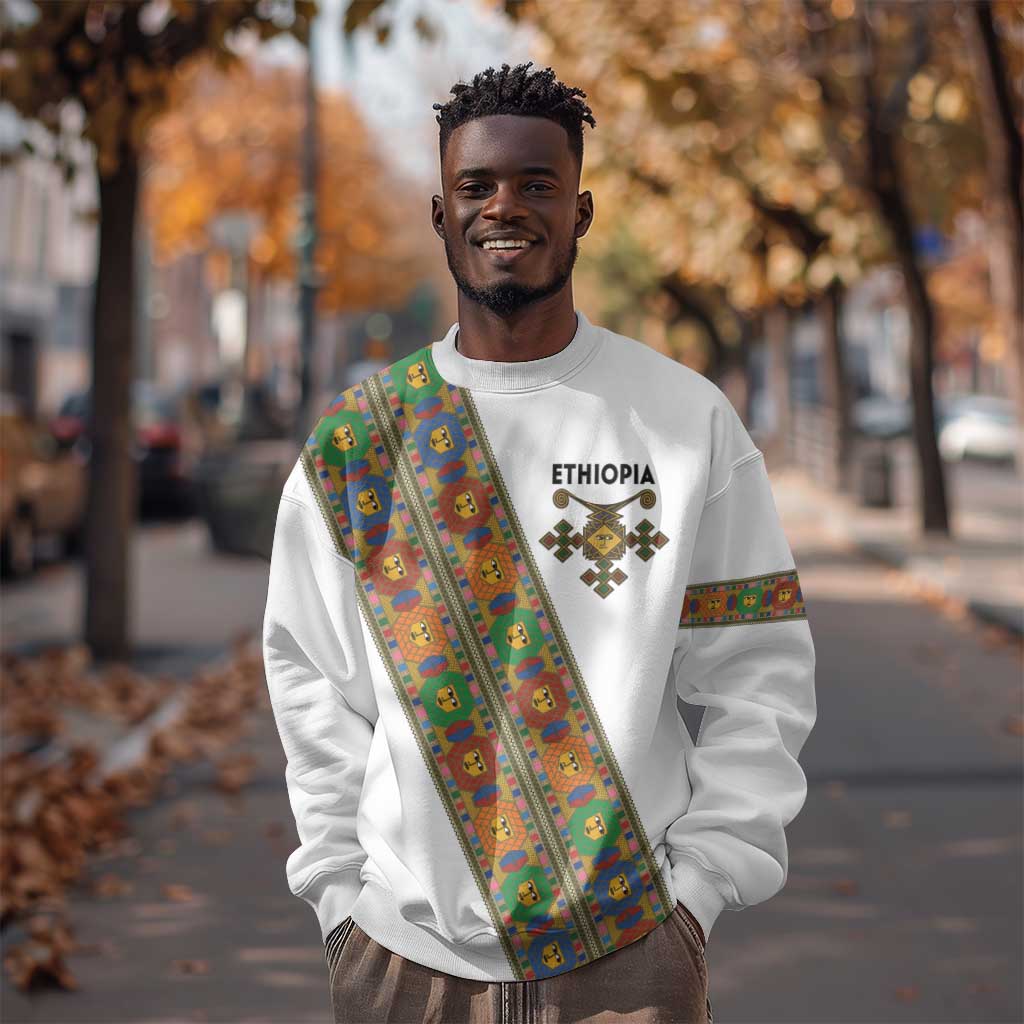 Ethiopia Saba Kemis Sash Style Sweatshirt LT15