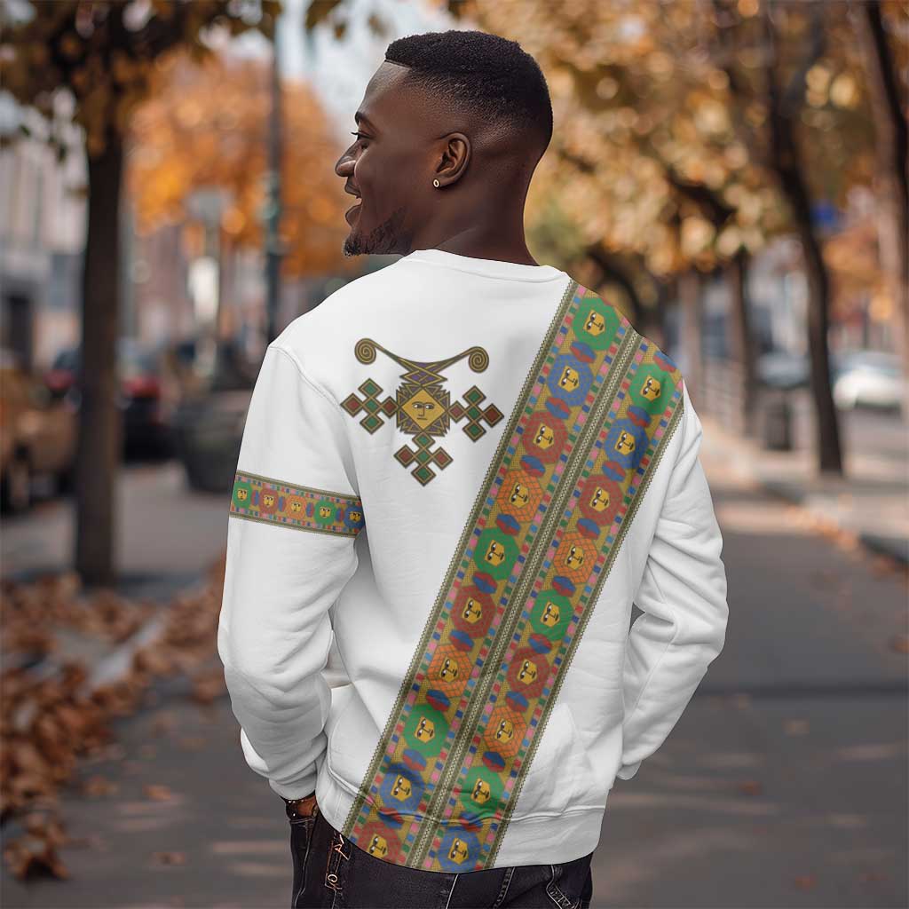 Ethiopia Saba Kemis Sash Style Sweatshirt LT15
