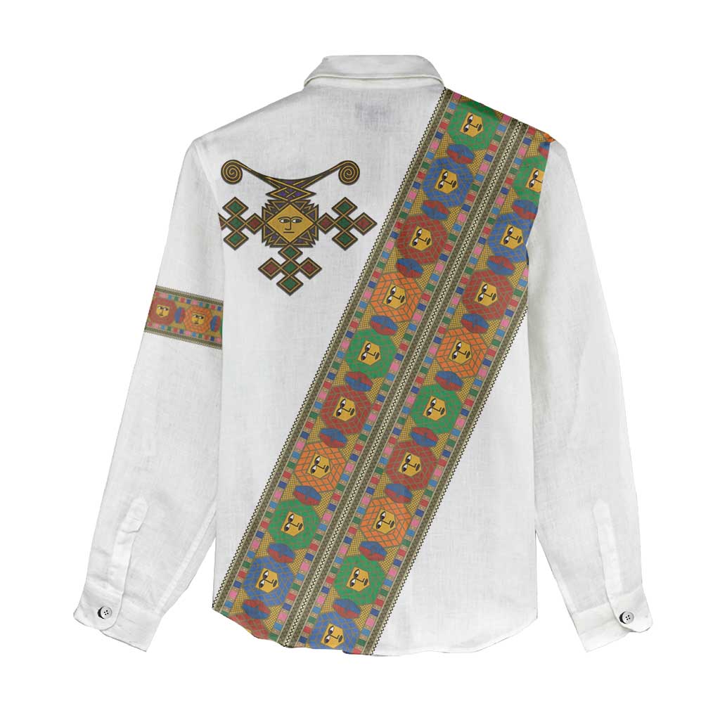 Ethiopia Saba Kemis Sash Style Women Casual Shirt LT15