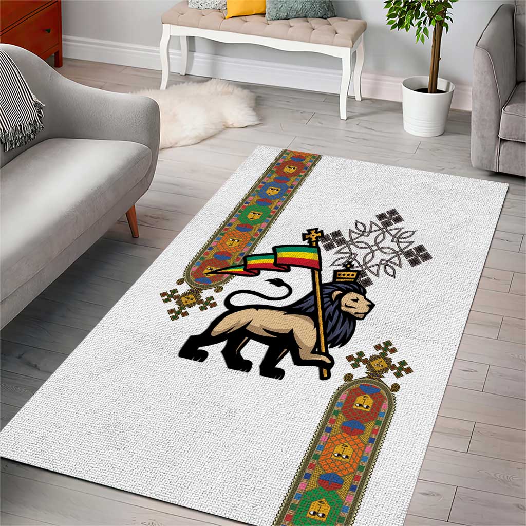 Ethiopia Saba Kemis Area Rug Lion Of Judah LT15