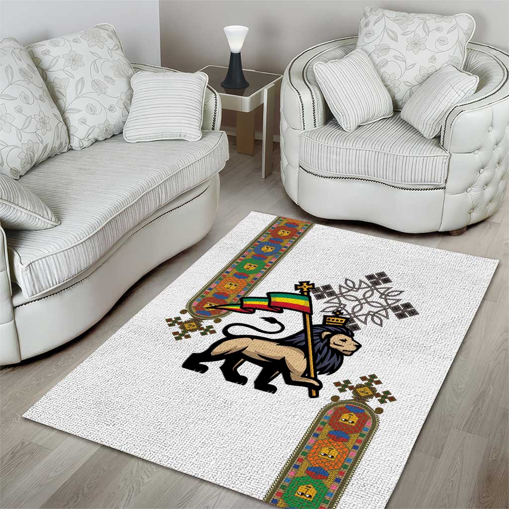 Ethiopia Saba Kemis Area Rug Lion Of Judah LT15