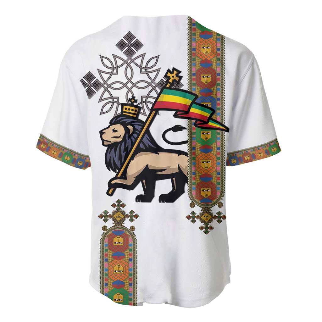 Ethiopia Saba Kemis Baseball Jersey Lion Of Judah LT15