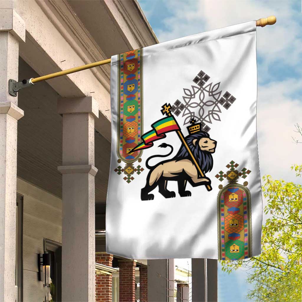 Ethiopia Saba Kemis Garden Flag Lion Of Judah LT15