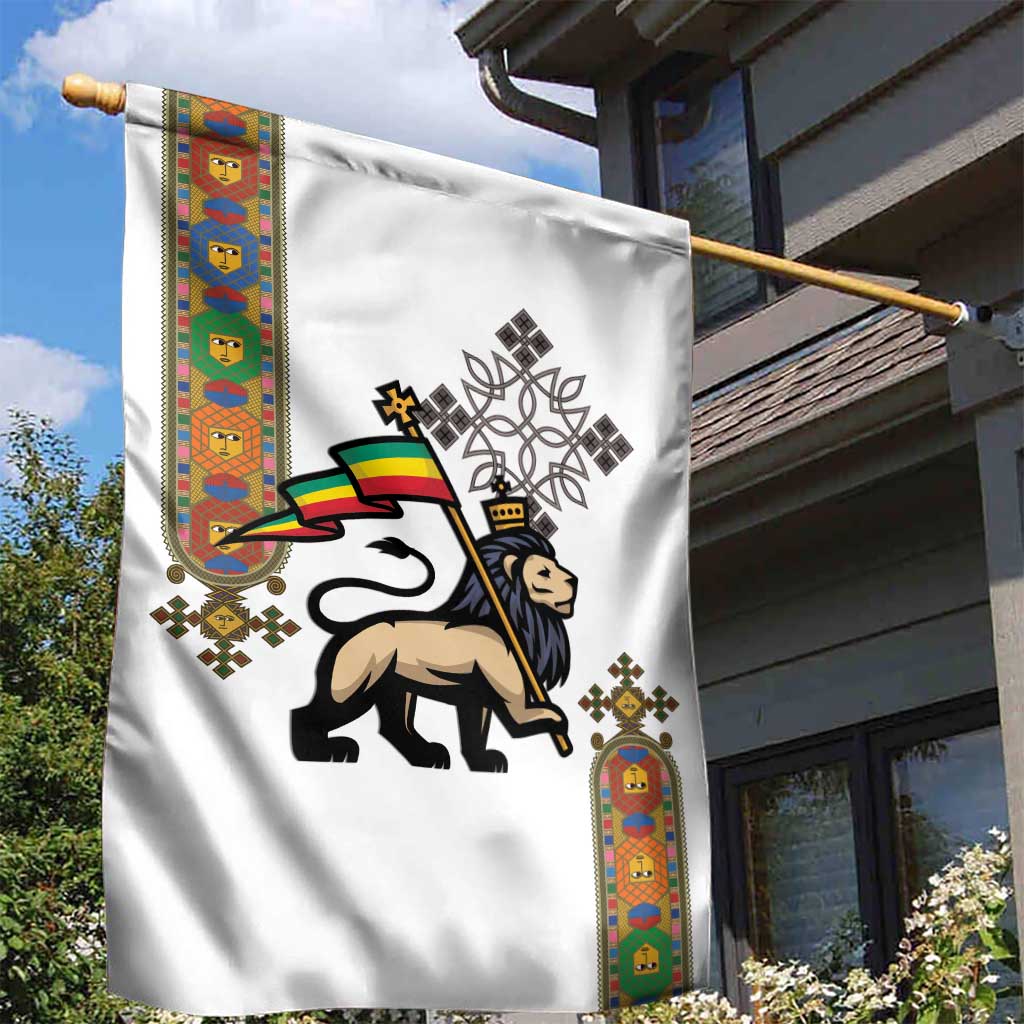 Ethiopia Saba Kemis Garden Flag Lion Of Judah LT15