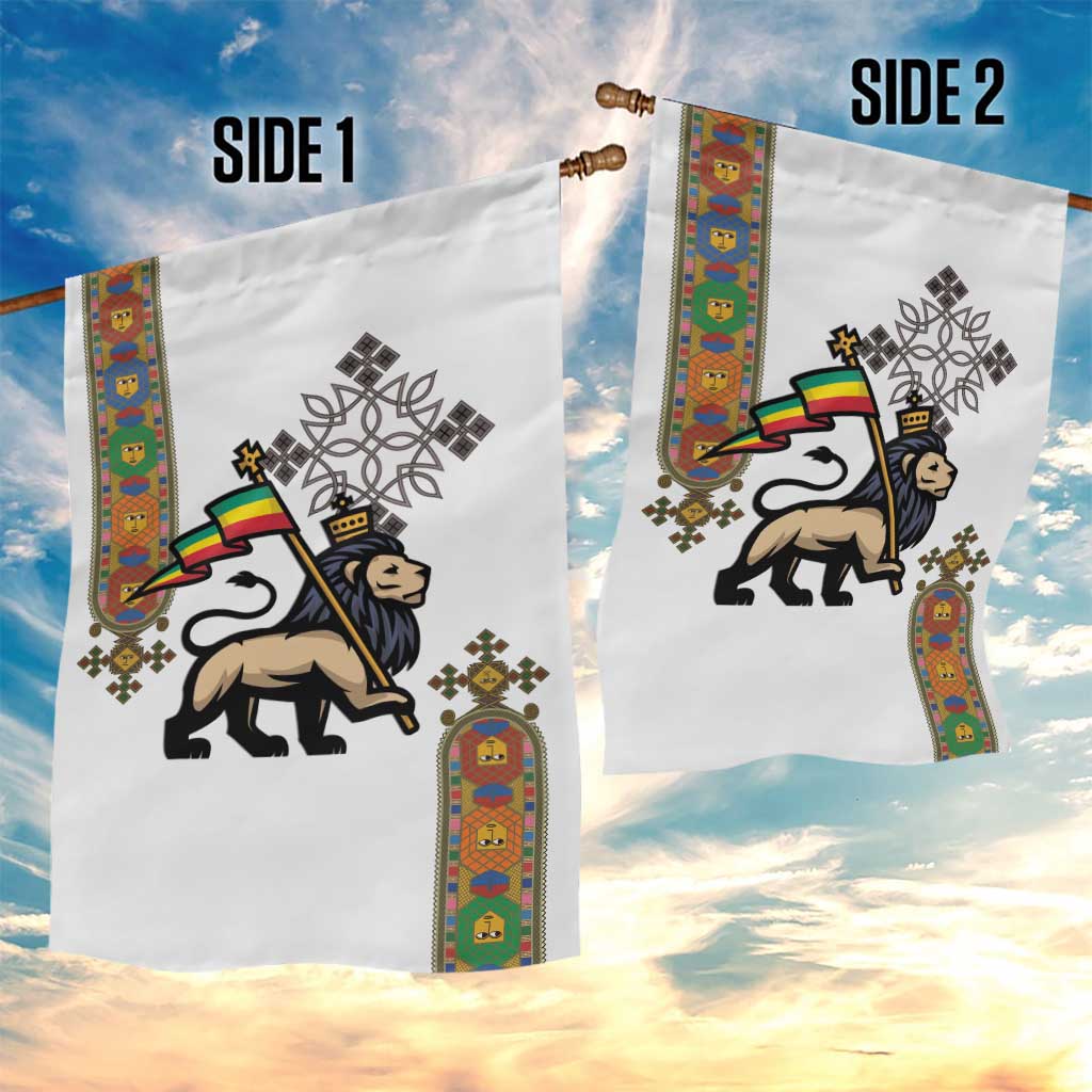 Ethiopia Saba Kemis Garden Flag Lion Of Judah LT15