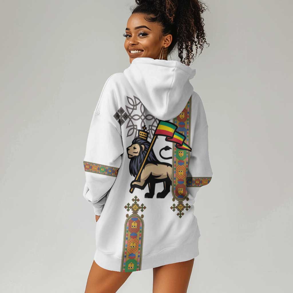 Ethiopia Saba Kemis Hoodie Dress Lion Of Judah LT15