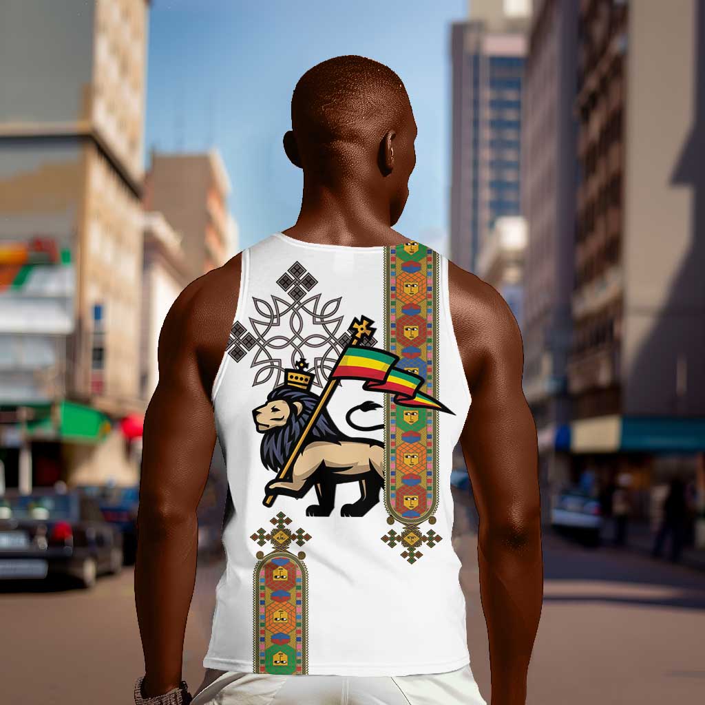 Ethiopia Saba Kemis Men Tank Top Lion Of Judah LT15