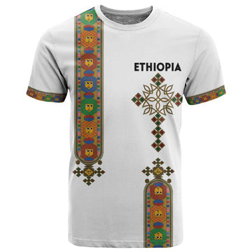 Ethiopia Saba Kemis T shirt Lion Of Judah LT15