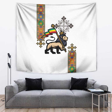 Ethiopia Saba Kemis Tapestry Lion Of Judah LT15