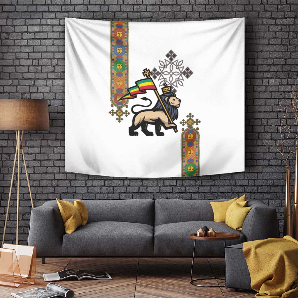 Ethiopia Saba Kemis Tapestry Lion Of Judah LT15